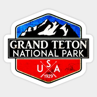 GRAND TETON NATIONAL PARK WYOMING BEAR 1929 HIKING CAMPING HUNTING Sticker